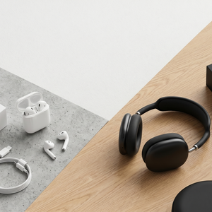 Combo de AirPods blancos y AirPods P9
