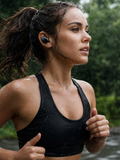 Auriculares deportivos inalámbricos F9 con pantalla LED y estuche de carga de 2000 mAh